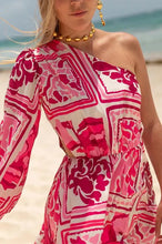 Cargar imagen en el visor de la galería, Vestido Zahra rosado una manga M
