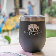 Tumbler- Black 12oz Wine