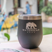 Cargar imagen en el visor de la galería, Tumbler- Black 12oz Wine
