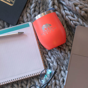 Tumbler- Coral 12oz Wine