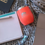 Tumbler- Coral 12oz Wine