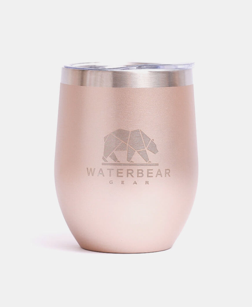 Tumbler- Gold 12oz Wine